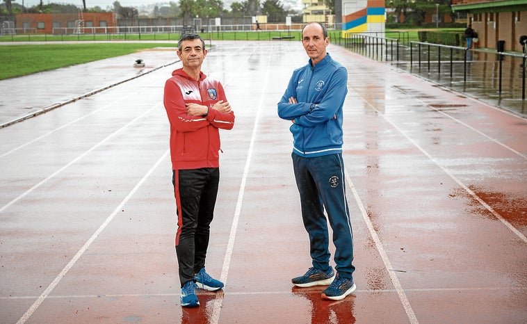 Dos pacenses con un centenar de maratones en sus zapatillas